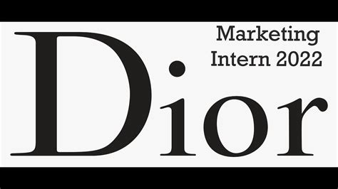 dior marketing internship